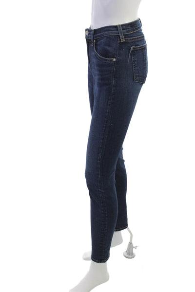 Rag & Bone Jean Womens Skinny Ankle Jeans Dark Blue High Rise Size 29