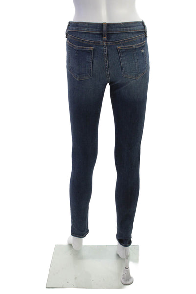 Rag & Bone Jean Women Skinny Ankle Dark Blue Jeans Size 27
