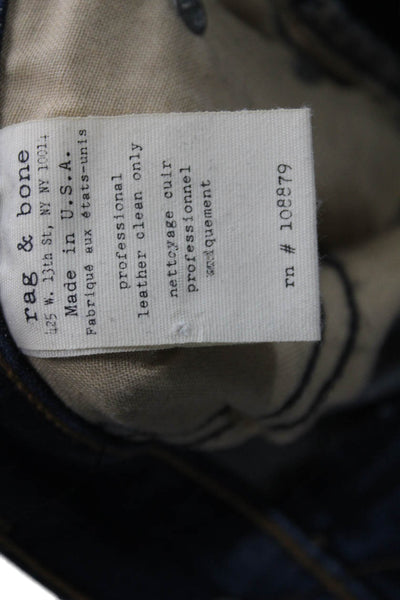 Rag & Bone Jean Women Skinny Ankle Dark Blue Jeans Size 27