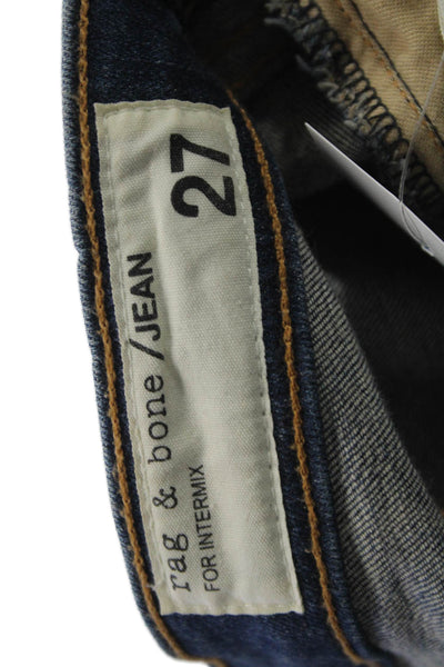 Rag & Bone Jean Women Skinny Ankle Dark Blue Jeans Size 27