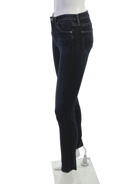 AG Adriano Goldschmied Women Skinny Ankle Dark Blue Jeans Size 25