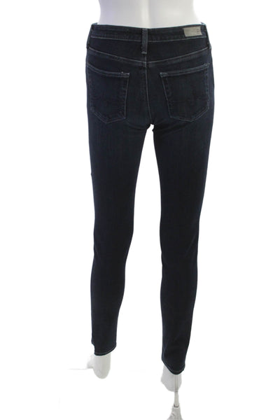 AG Adriano Goldschmied Women Skinny Ankle Dark Blue Jeans Size 25