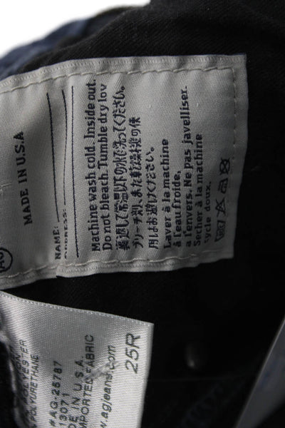 AG Adriano Goldschmied Women Skinny Ankle Dark Blue Jeans Size 25