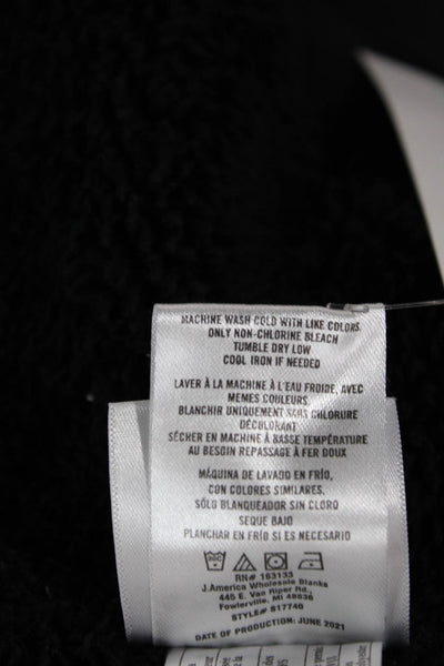 Spyder Mens Windbreaker Jacket Black Mock Neck Button Polyester Size S
