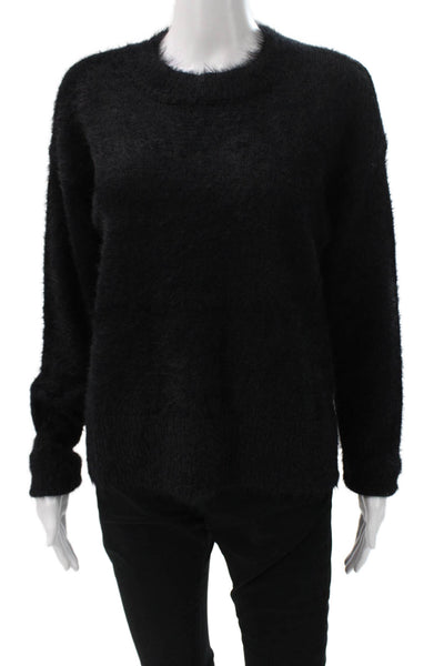 Sanctuary Unisex Pullover Sweater Black Long Sleeve Crew Neck Size M