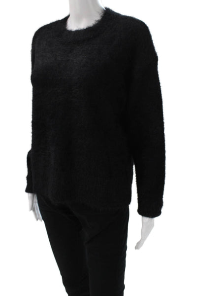 Sanctuary Unisex Pullover Sweater Black Long Sleeve Crew Neck Size M