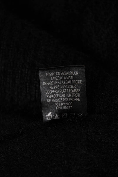 Sanctuary Unisex Pullover Sweater Black Long Sleeve Crew Neck Size M