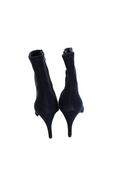 Charles David Women's Pointed Toe Suede Leather Ankle Boots Blue Size 11