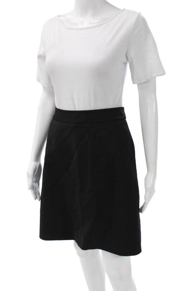 Kate Spade New York Women A-Line Skirt Black Size 2