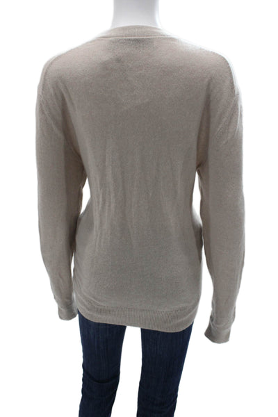 IRO Womens Pullover Sweater Beige Size L