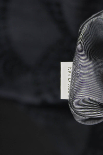 Kay Unger Womens Cropped Dress Pants Dark Gray Size 2
