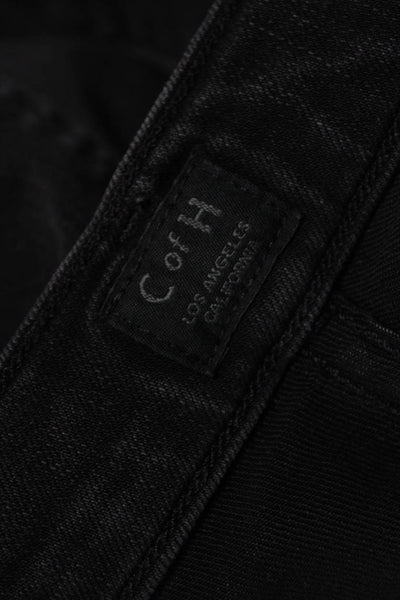 Citizens of Humanity Women Ankle Skinny Jeans Black High Rise Size 25