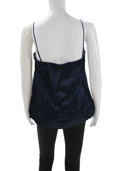 Everlane Womens Camisole Dark Blue 50% Silk 50% Viscose Sleeveless Size 6