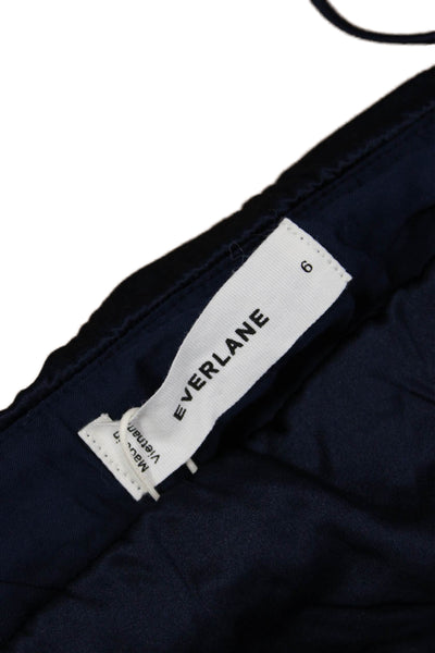 Everlane Womens Camisole Dark Blue 50% Silk 50% Viscose Sleeveless Size 6
