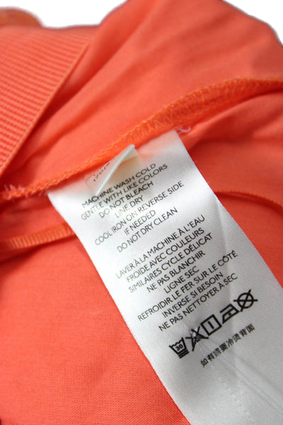 Anthropologie Women Maxi Pettiskirt Orange 100% Polyester Solid Size XS
