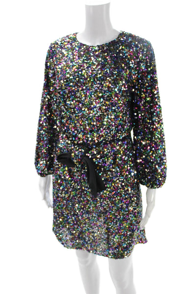 Shoshanna Womens Shift Dress Multi-Color Knee-Length 3/4 Sleeve Size 2