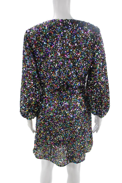 Shoshanna Womens Shift Dress Multi-Color Knee-Length 3/4 Sleeve Size 2