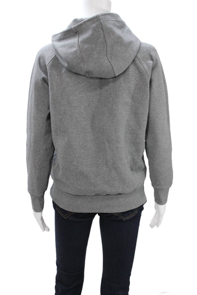 Jason Wu x Fila Unisex Pullover Hoodie Gray Retro Graphic Drawstring Size M