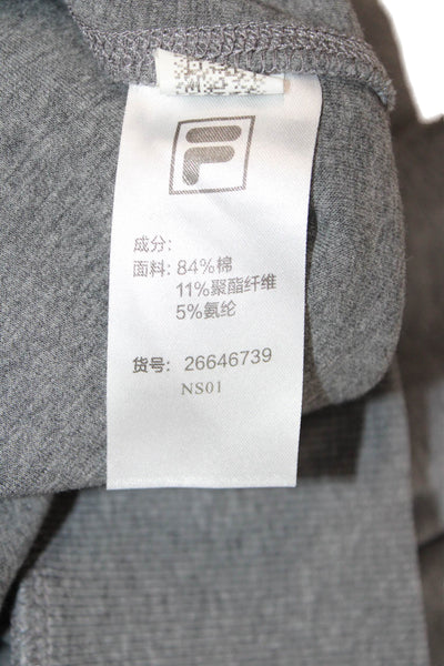 Jason Wu x Fila Unisex Pullover Hoodie Gray Retro Graphic Drawstring Size M