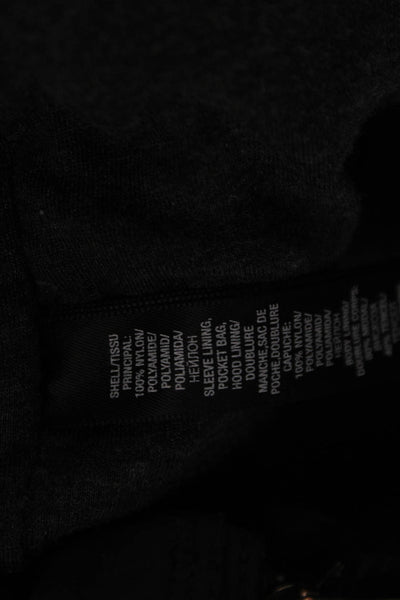 RLX Ralph Lauren Men's Black Nylon Windbreaker Zip Neck Long Sleeve Size 2XL