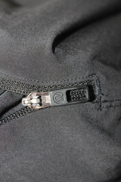 Lululemon Mens Black Nylon Blend Zip Shorts Sports Spring Size L
