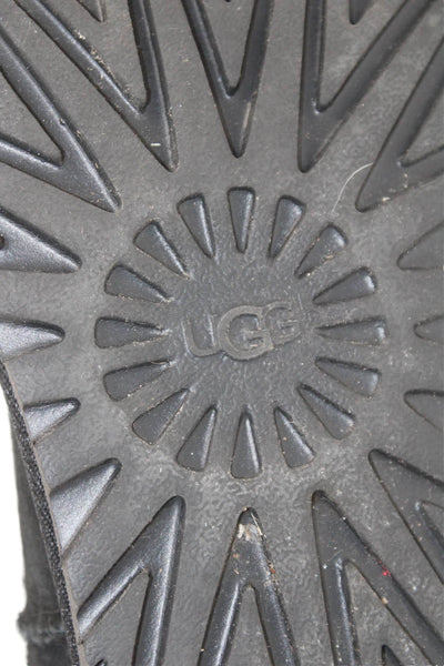 Ugg Womens Shearling Classic Mini 11 Ankle Boots Black Size 7