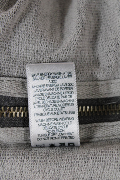 Sundry Women Camouflage Dark Gray Long Sleeve Sweatshirt Size 2