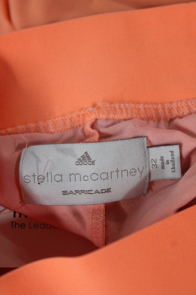 Adidas by Stella McCartney Women Mini Flare Skort Orange Nylon Blend Size 32