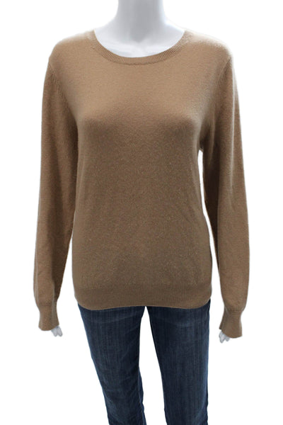 Quince Unisex Brown 100% Cashmere Pullover Sweater Size L