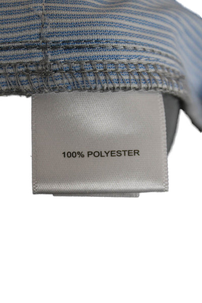 Peter Millar Mens Chinos Gray Button 100% Polyester Size 36