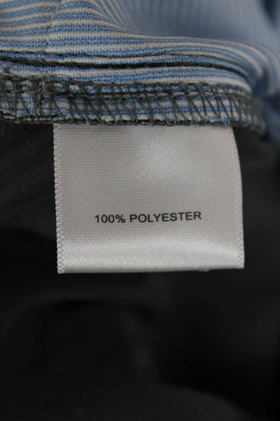 Peter Millar Mens Cropped Dark Gray Pants 100% Polyester Button Size 36