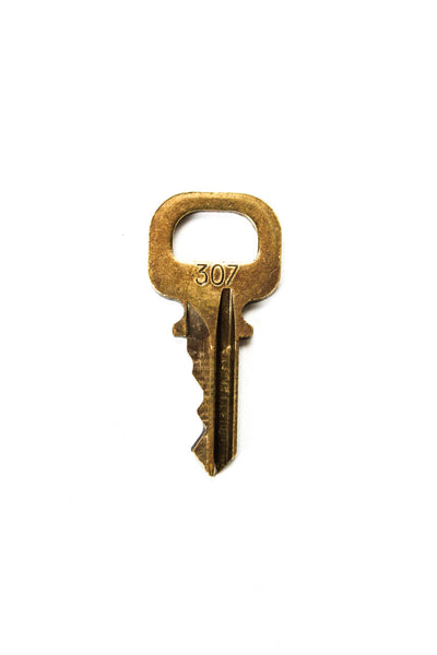 Louis Vuitton Gold Tone Brass 307 Lock & Key Set