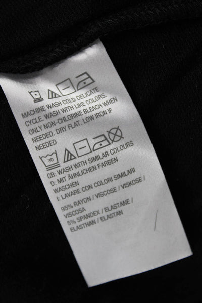 Susan Graver Women Coatigan Black Long Sleeve Snap Solid Size XL
