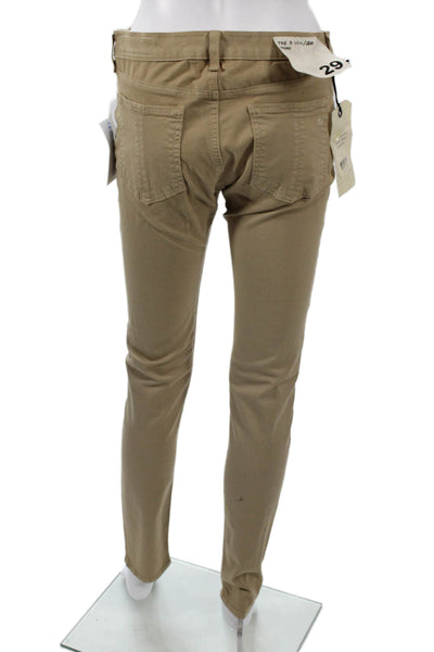 Rag & Bone Jean Women Chino Khakis Beige Button Cotton Size 29