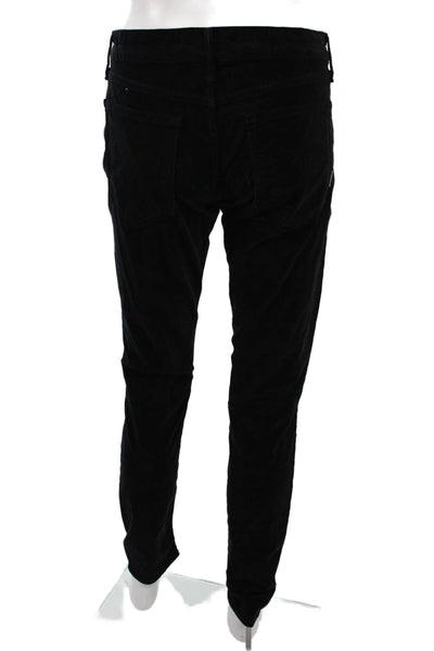 Mother Women Jegging Black Button 98% Cotton Stretch Inseam 30 Size 30