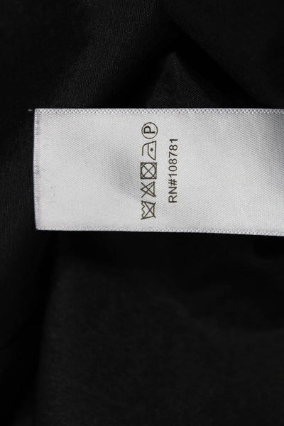 Aidan Mattox Women Sheath Pencil Dress Black Sleeveless Square Neck Size 4