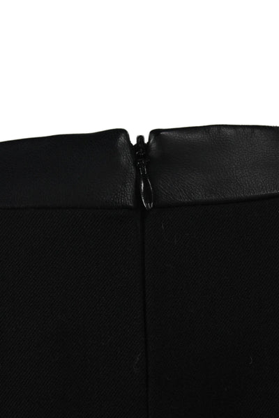 Nanette Lepore Women Black Sleeveless Sheath Mid-Calf Dress Size 4