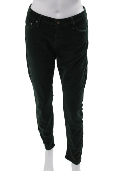 Mother Womens Army Green Button Pants Size 30