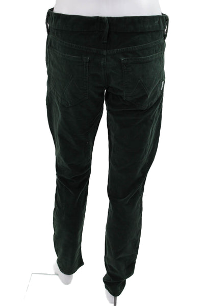 Mother Womens Army Green Button Pants Size 30