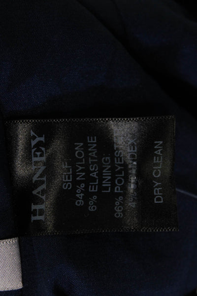 Haney Women Slip Dress Dark Blue Polka Dot Sleeveless Knee Length Size 6