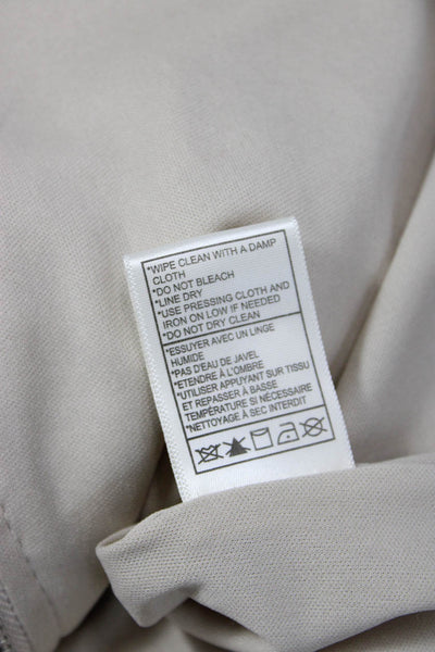 BB Dakota Womens Bomber Jacket Gray High Neck Zip Polyester Size S