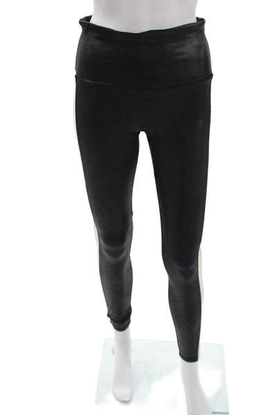 Spanx Women Ankle Jeggings Black Nylon Elastane Size L