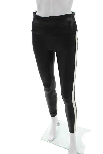 Spanx Women Ankle Jeggings Black Nylon Elastane Size L