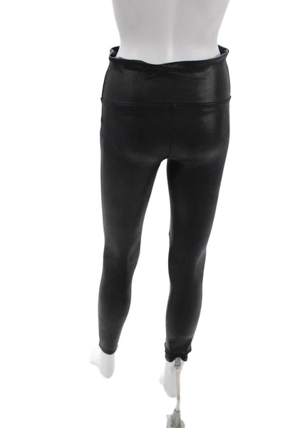 Spanx Women Ankle Jeggings Black Nylon Elastane Size L