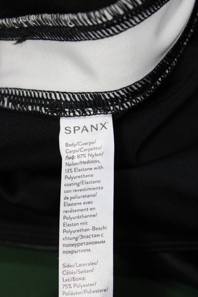 Spanx Women Ankle Jeggings Black Nylon Elastane Size L