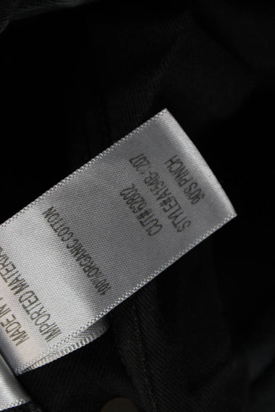 Agolde Womens Straight Tapered High Rise Dark Gray Jeans Size 24