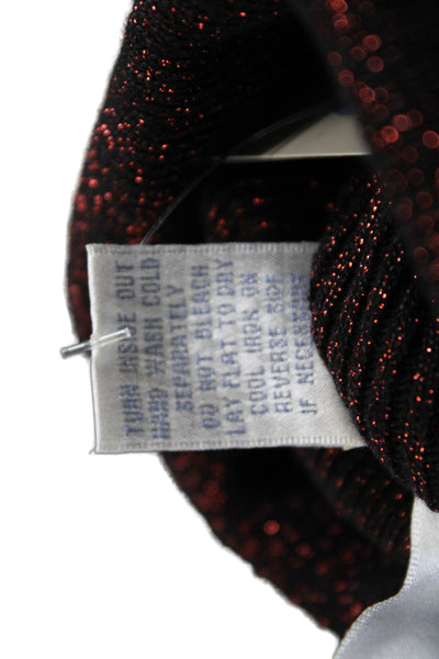 Diane Gilman Women Black Turtleneck Pullover Sweater Long Sleeve Size 1X