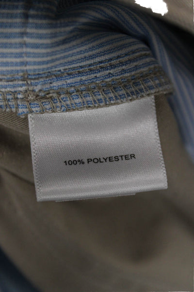 Peter Millar Mens Cropped Khakis Beige Polyester Button Inseam 30 Size 36