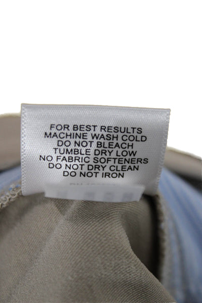 Peter Millar Mens Cropped Khakis Beige Polyester Button Inseam 30 Size 36