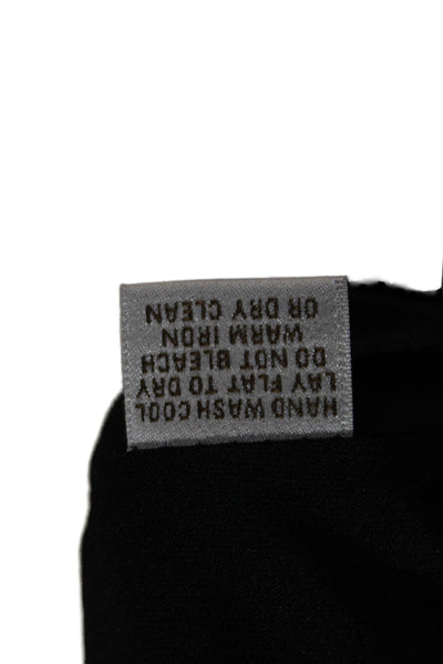 Peter Millar Mens Merino Wool Mock Neck Pullover Black Zip Size XL